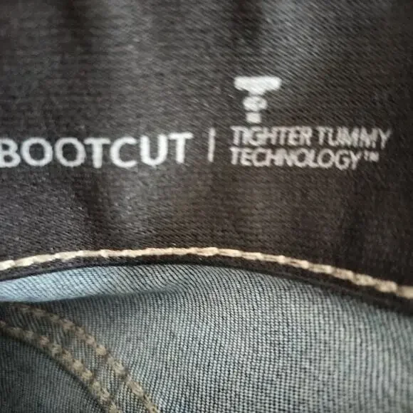 4869) Lane Bryant Tighter Tummy Fit Hi Rise Medium Wash Bootcut Jeans 14 Reg - Picture 8 of 10